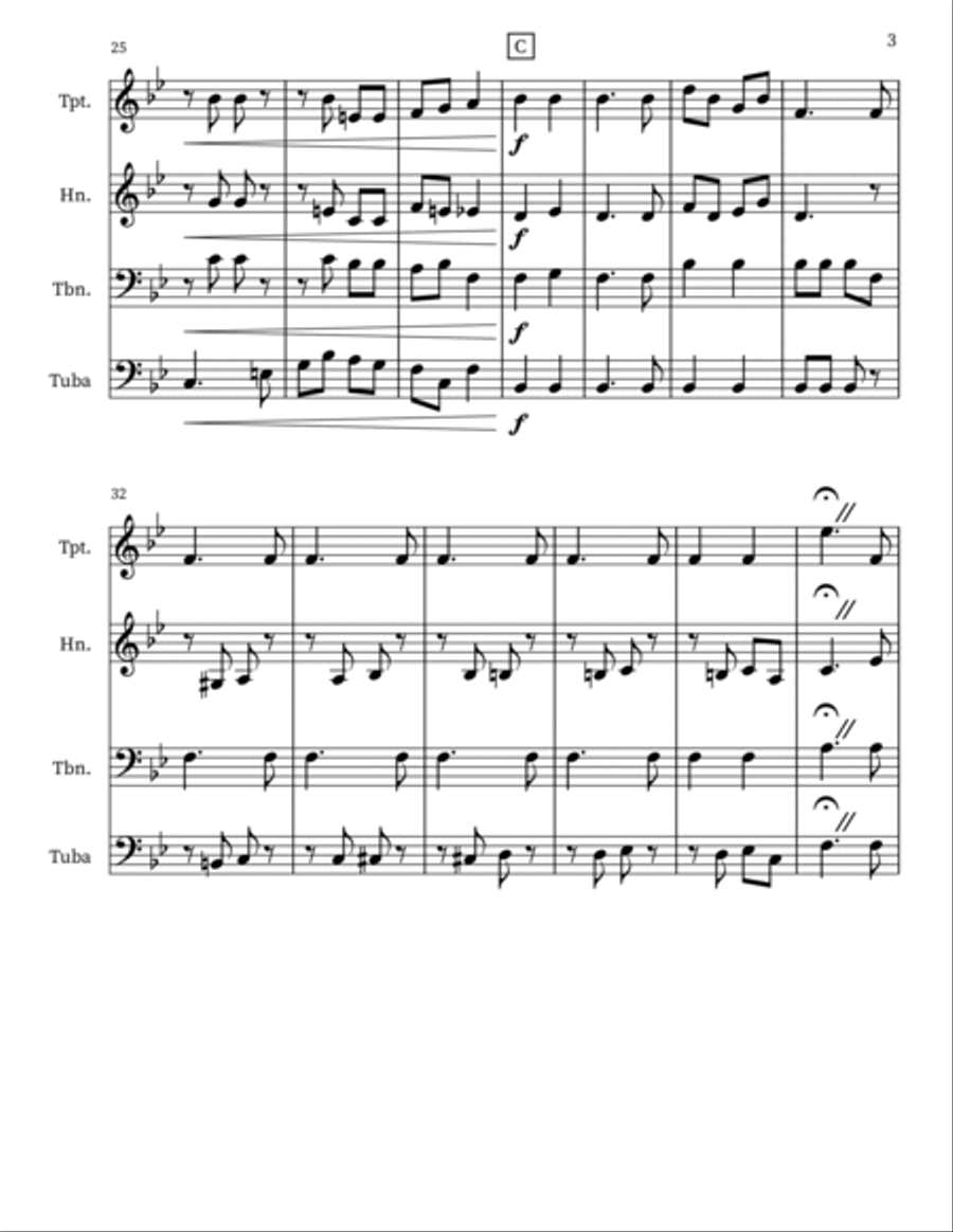 Awakening Chorus Choir scores gallery preview page 3
