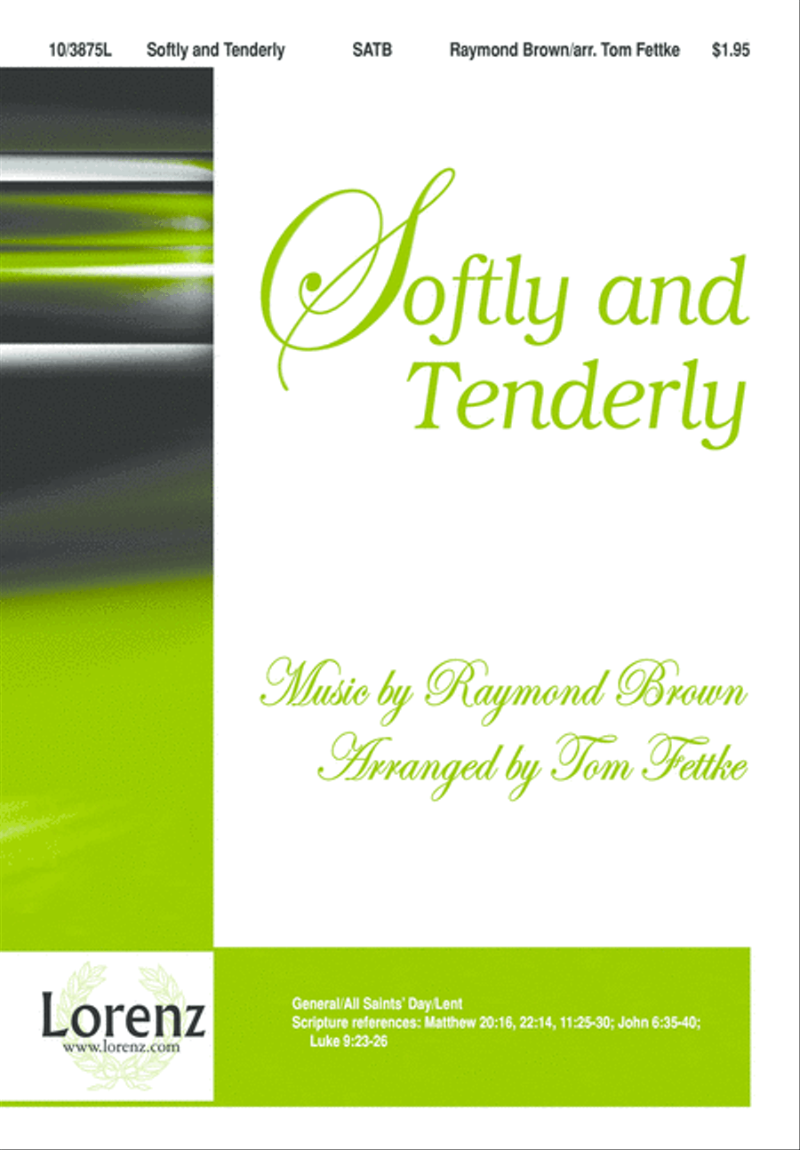 Softly and Tenderly 4-Part scores gallery preview page 2