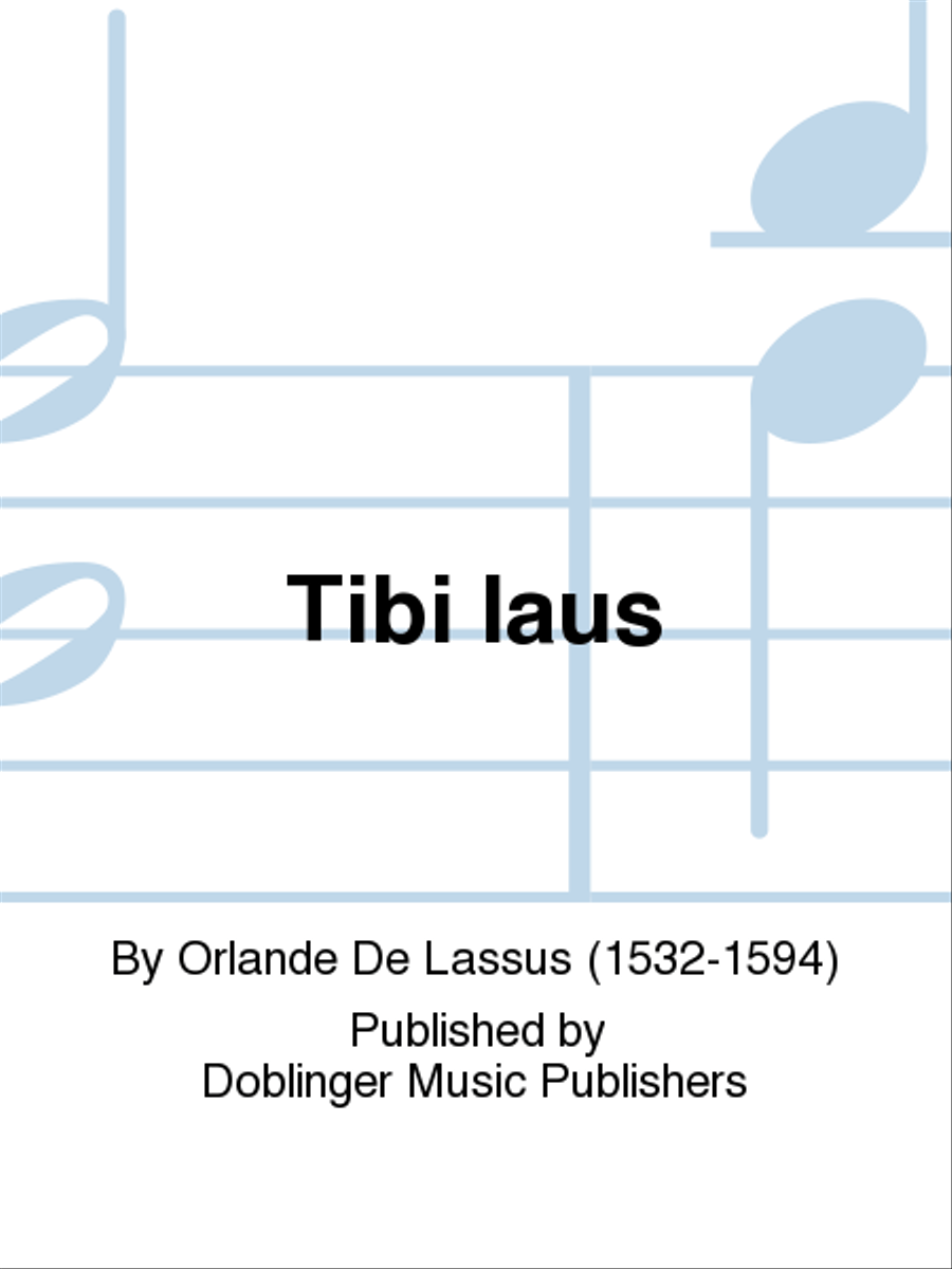 Tibi laus 4-Part scores gallery preview page 1