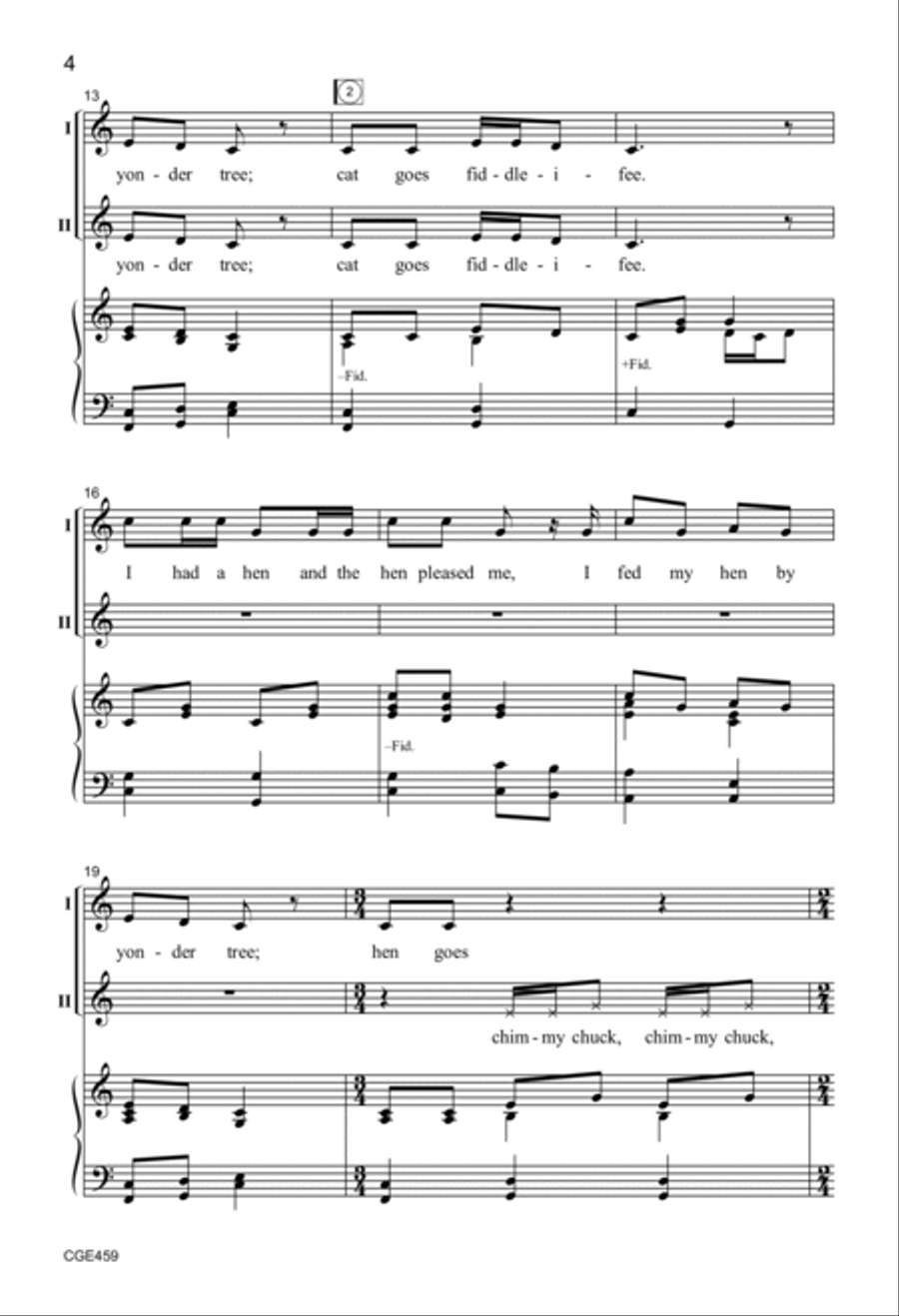 Barnyard Jamboree 2-Part scores gallery preview page 4