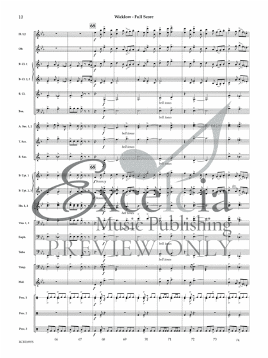 Wicklow Concert Band scores gallery preview page 11