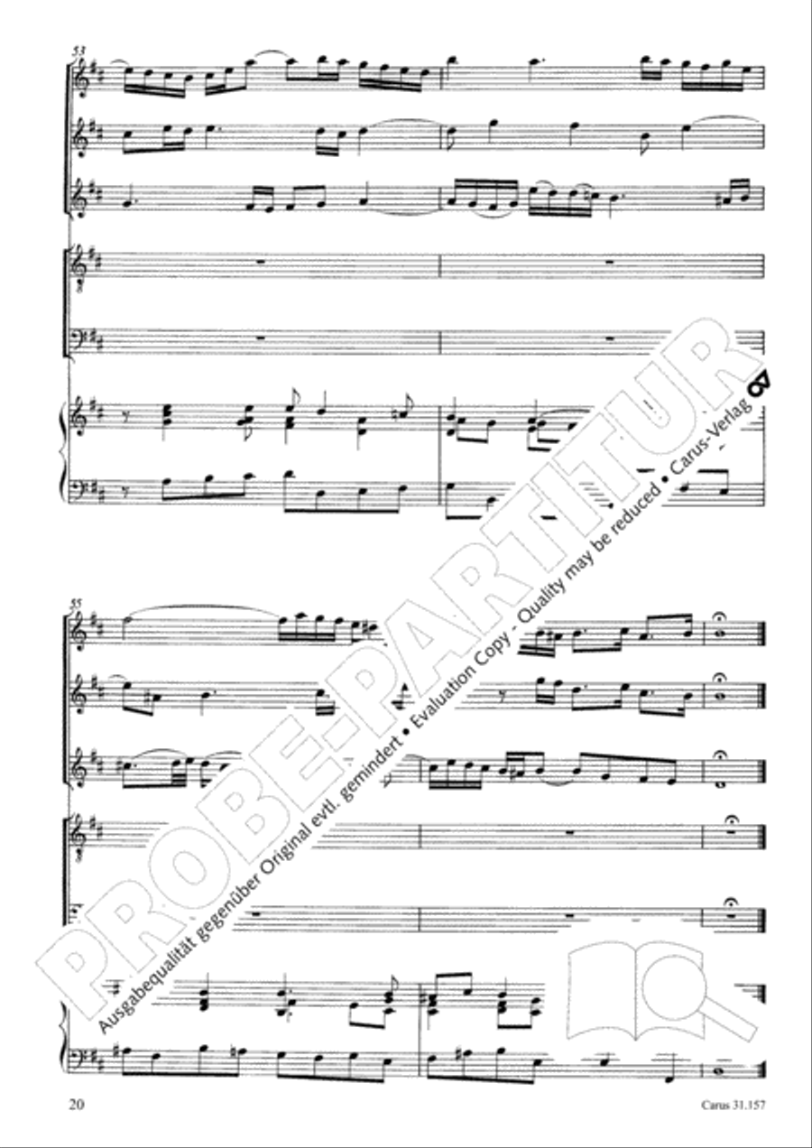 Lord, do not depart until I am blessed (Ich lasse dich nicht, du segnest mich denn) TB scores gallery preview page 21