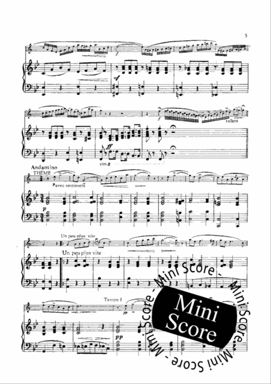 Fantaisie Variee Fantaisie Variee Clarinet scores gallery preview page 7