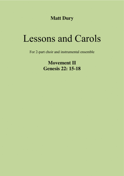 Lessons and Carols: Movement II image number null