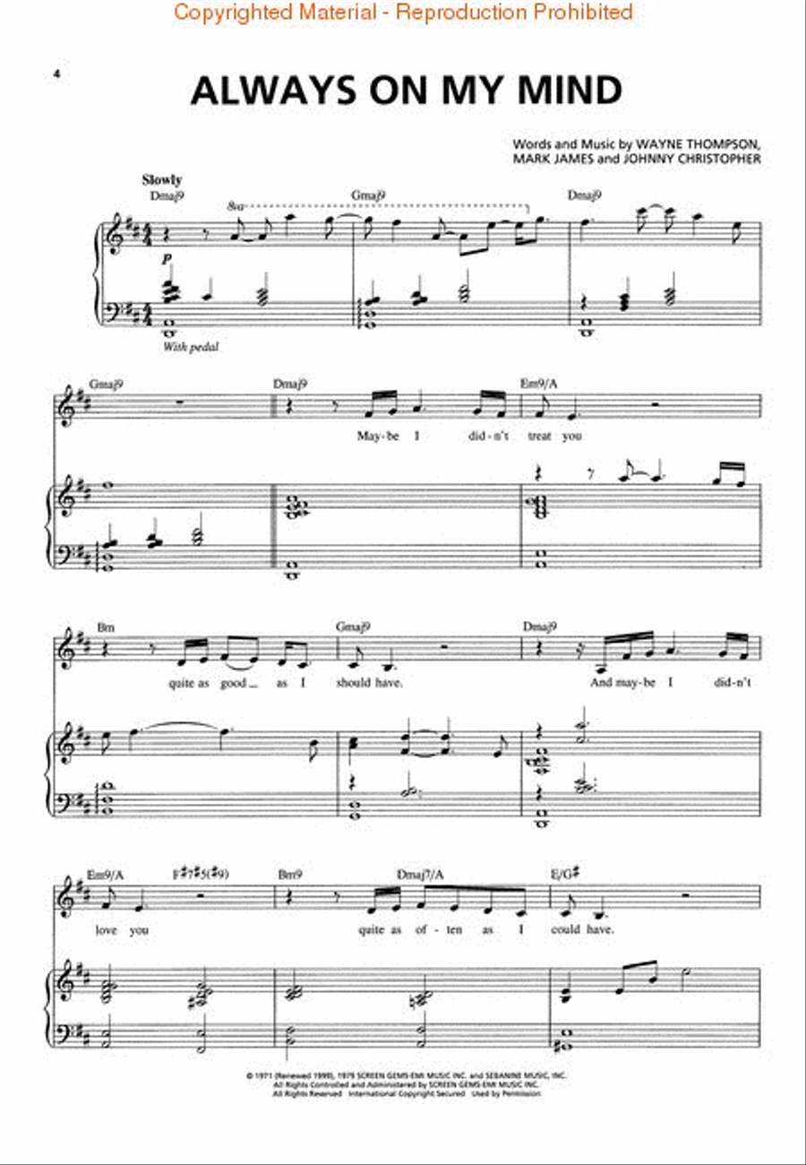 Michael Bublé – Call Me Irresponsible Piano, Vocal scores gallery preview page 2