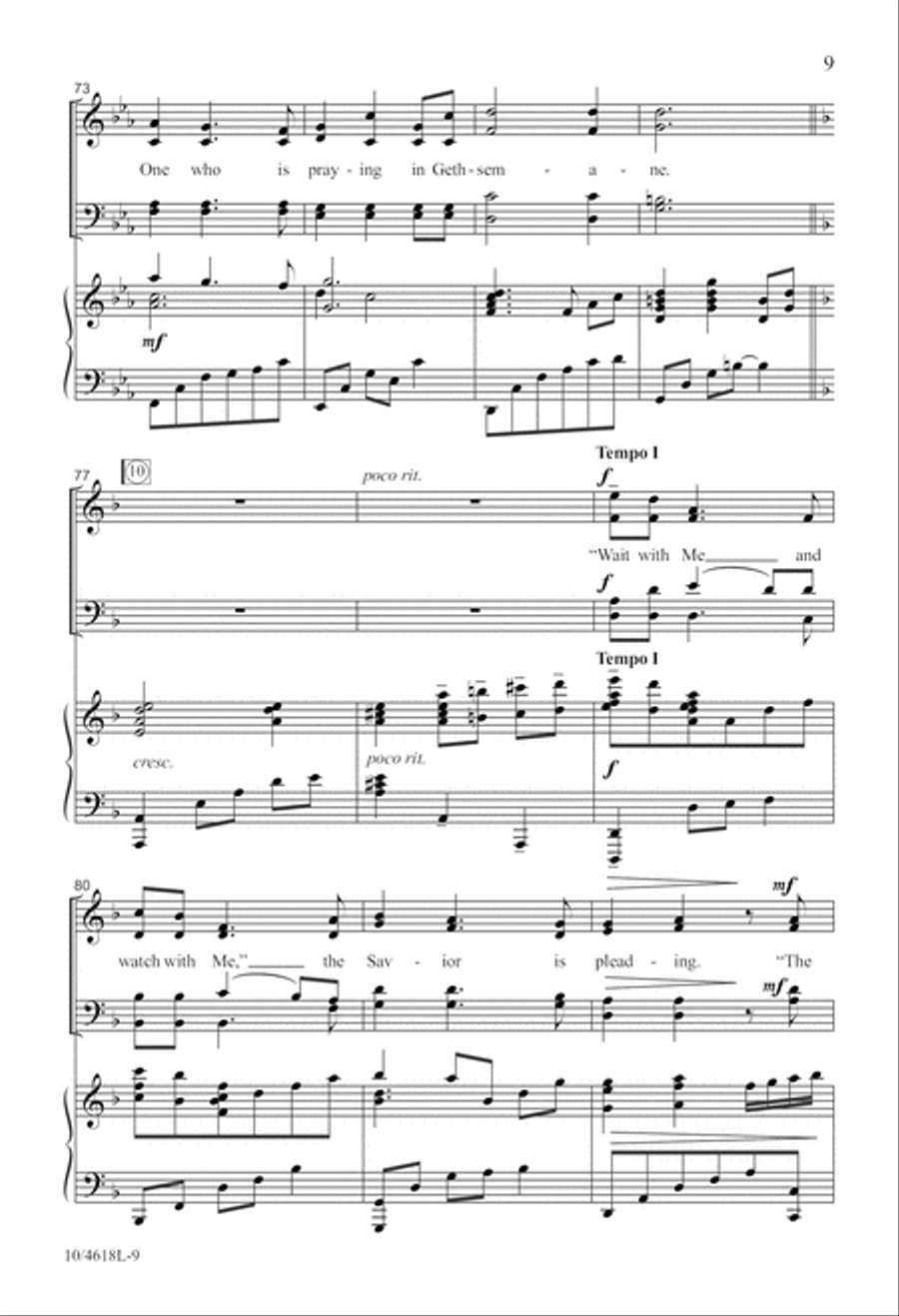 Wait With Me 4-Part scores gallery preview page 10