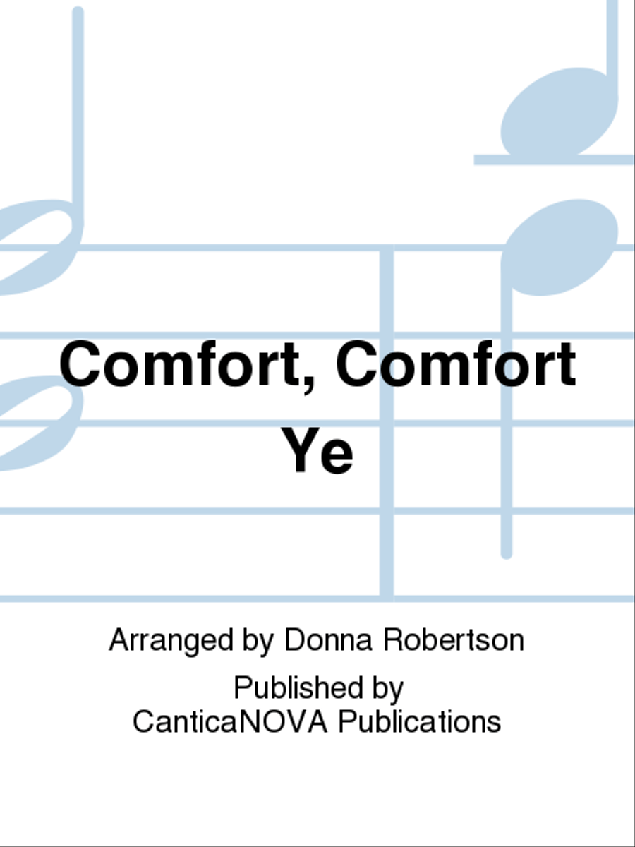 Comfort, Comfort Ye Comfort, Comfort Ye 3-Part scores gallery preview page 1