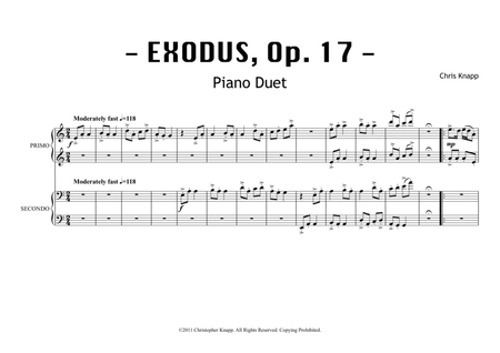 Exodus, Op. 17 image number null