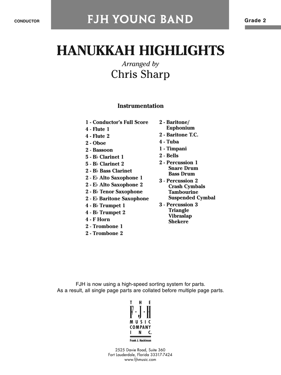 Hanukkah Highlights: Score