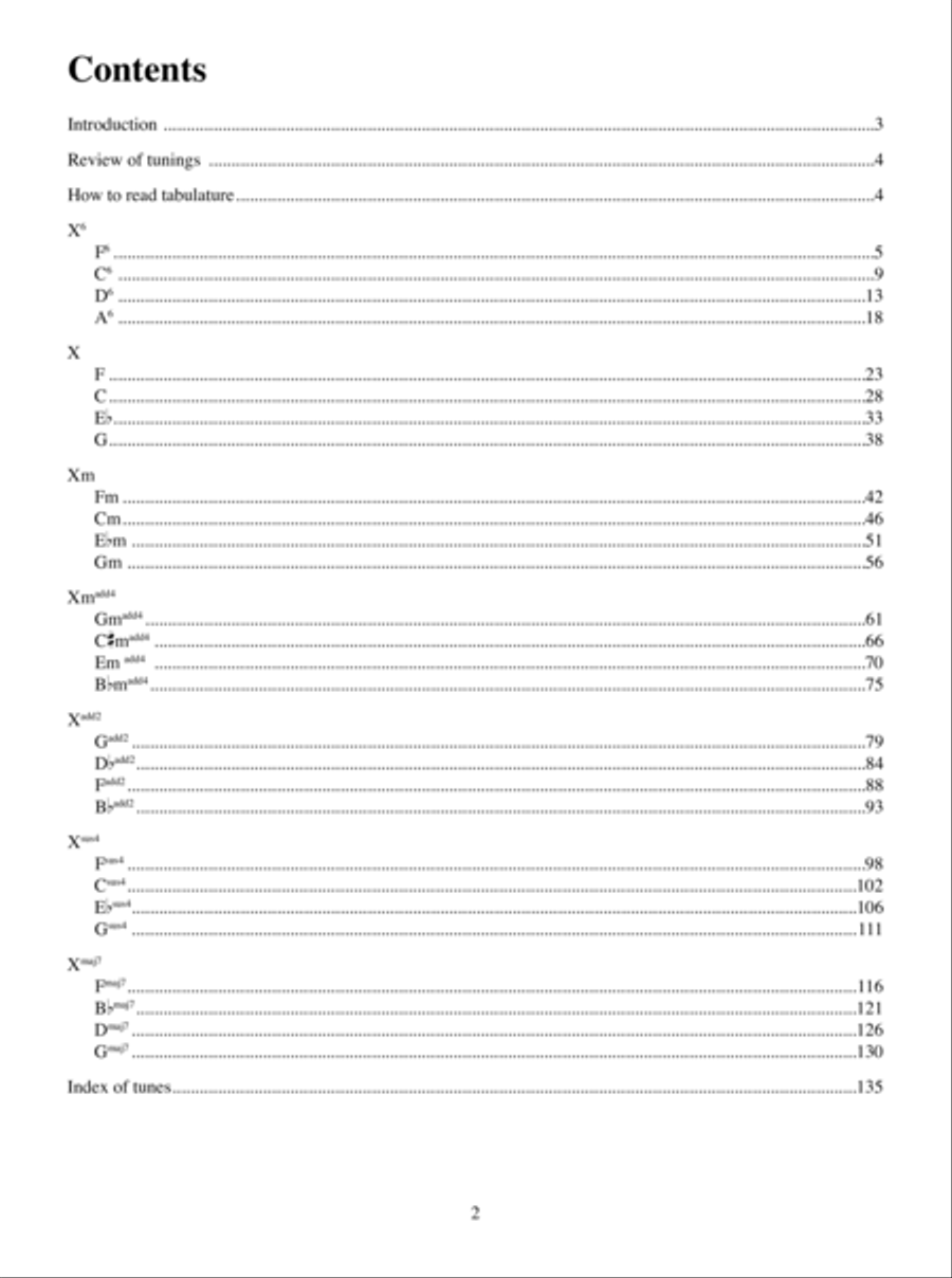 Open Tunings for Ukulele