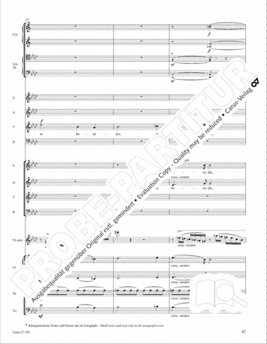 Te Deum 4-Part scores gallery preview page 54