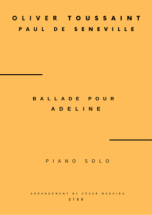 Book cover for Ballade Pour Adeline