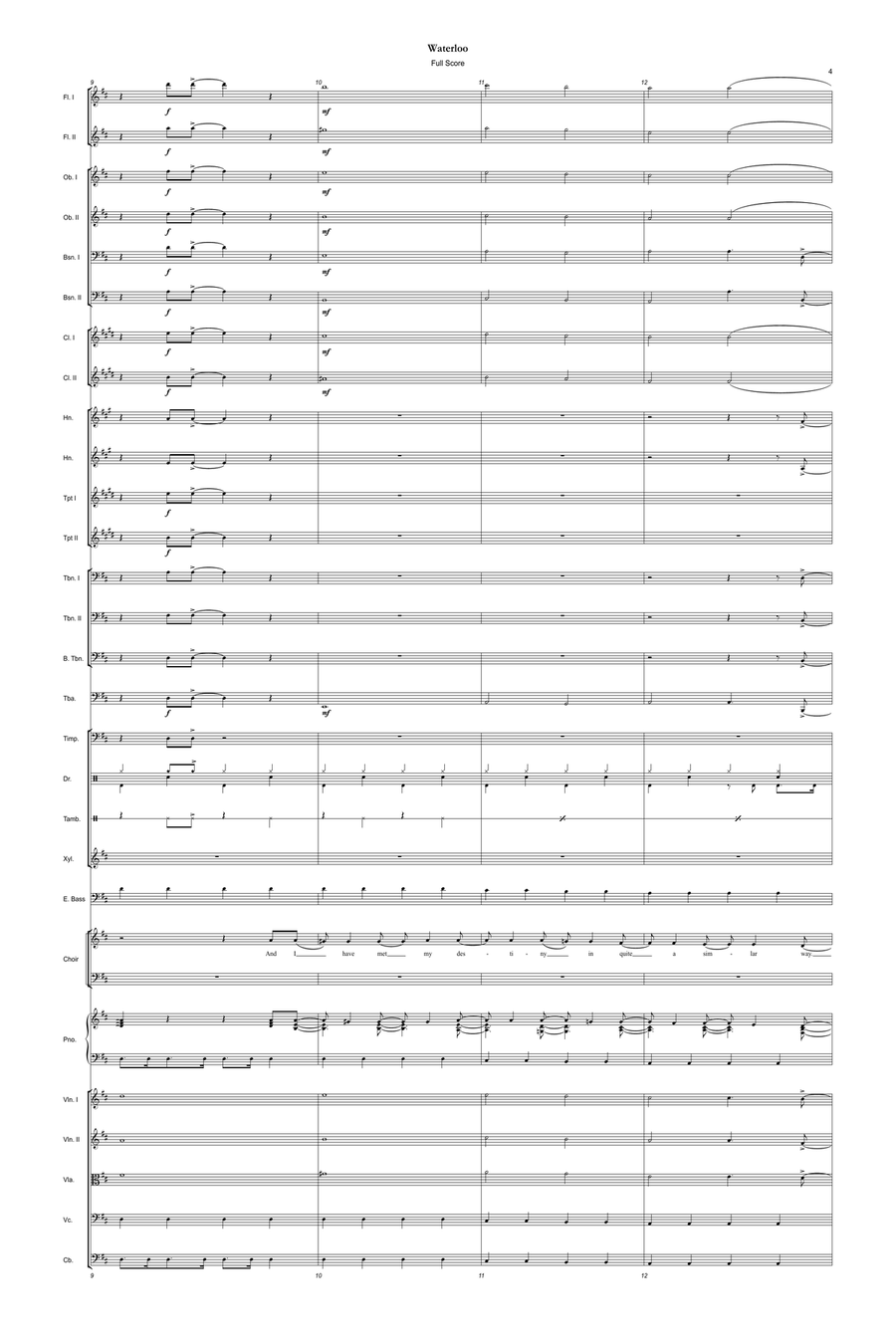 Waterloo Full Orchestra scores gallery preview page 6
