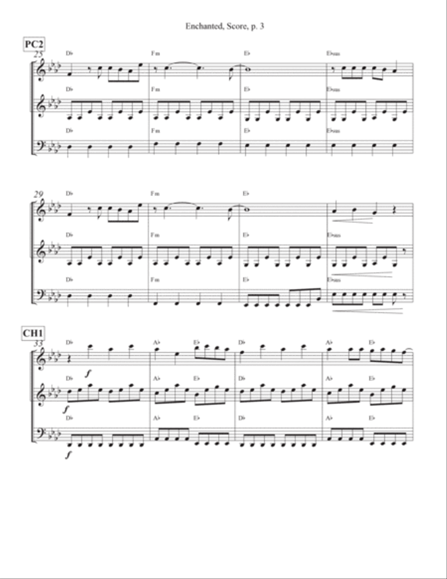 Enchanted String Trio scores gallery preview page 3