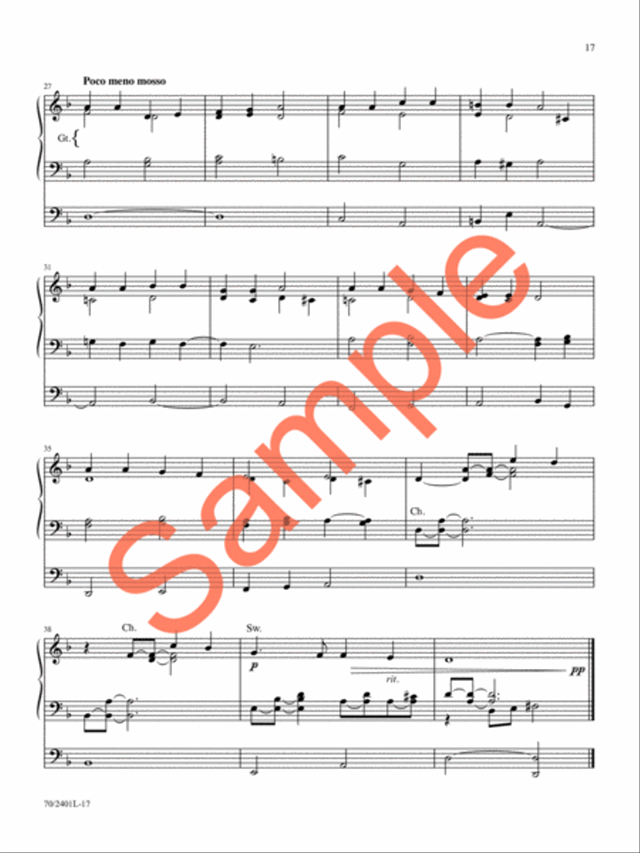 A Circle of Seasons Organ Solo scores gallery preview page 15