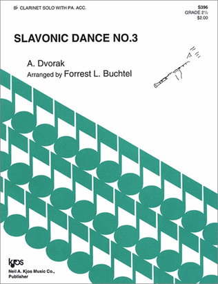 Book cover for Slavonic Dance No. 3