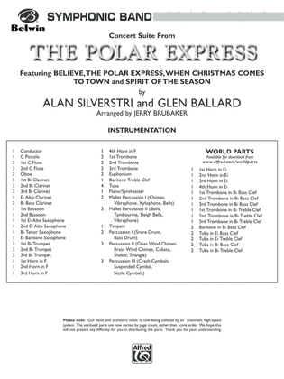 Book cover for The Polar Express, Concert Suite from: Score