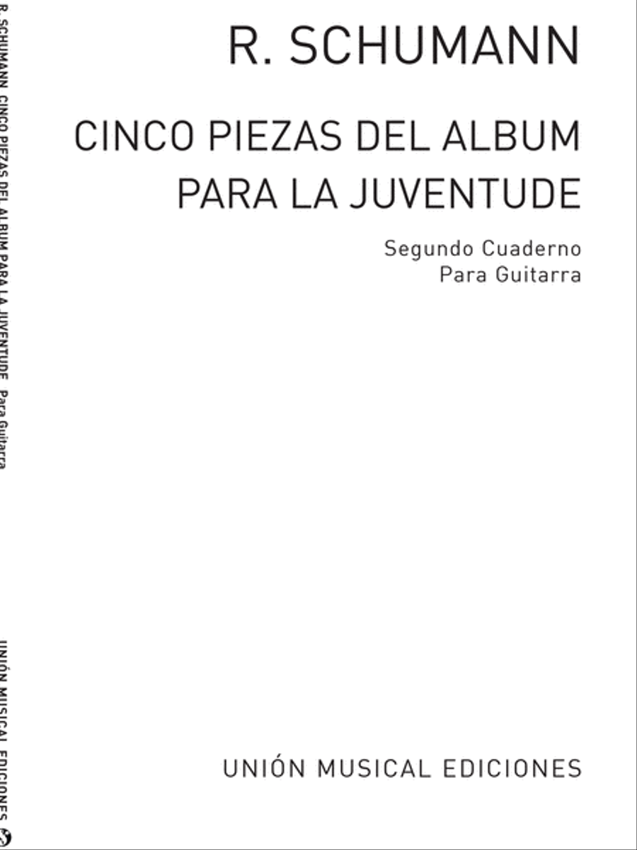 Cinco Piezas Del Album De La Juventud Vol.2 Acoustic Guitar scores gallery preview page 1