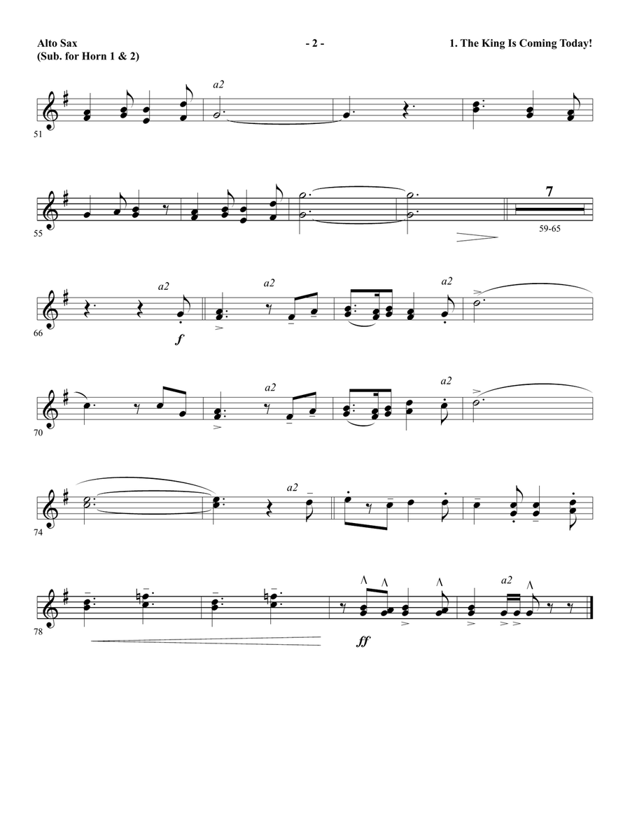 Hallelujah! What a Savior! - Printable Parts Choir scores gallery preview page 2
