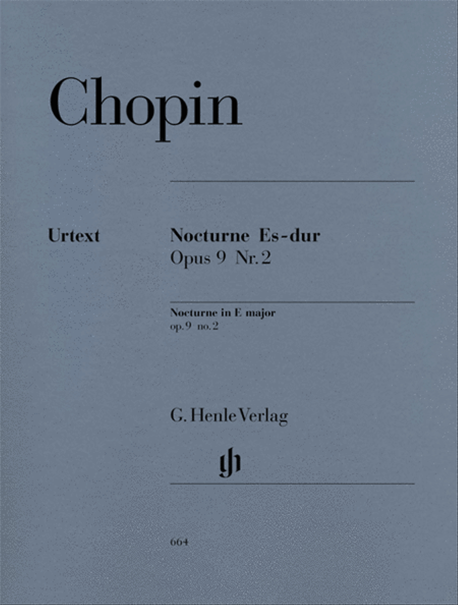 Nocturne in E Flat Major Op. 9 Piano Solo scores gallery preview page 1