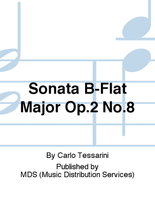 Book cover for Sonata B-Flat Major Op.2 No.8