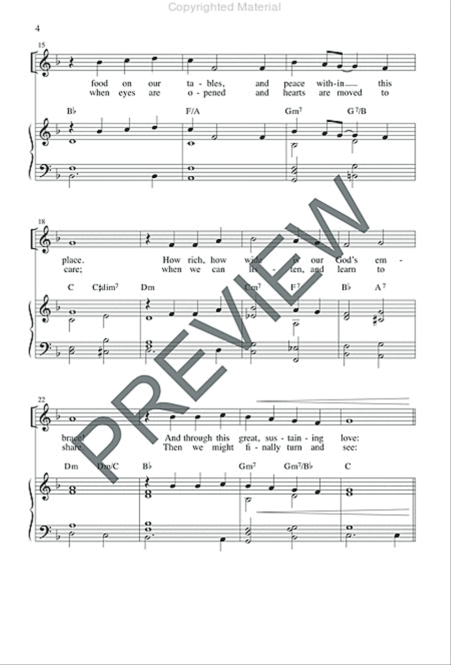 Sing for Peace - Preview edition SA scores gallery preview page 3