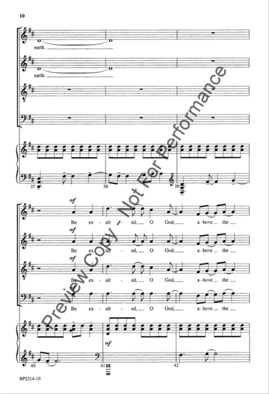 Awake, My Soul - Hagenberg 4-Part scores gallery preview page 9