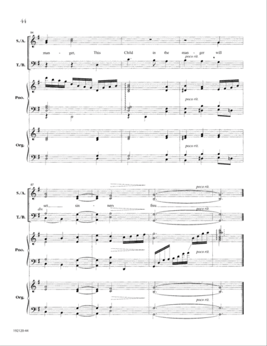 Let the People Sing at Christmas 4-Part scores gallery preview page 48