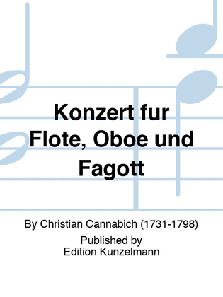 Concerto for flute, oboe and bassoon