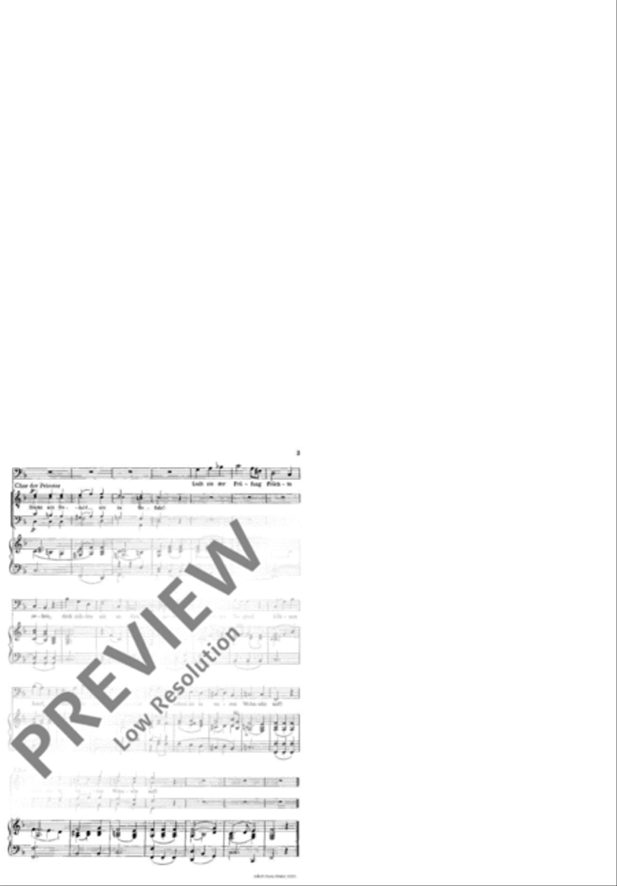 O Isis und Osiris Bass Voice scores gallery preview page 4
