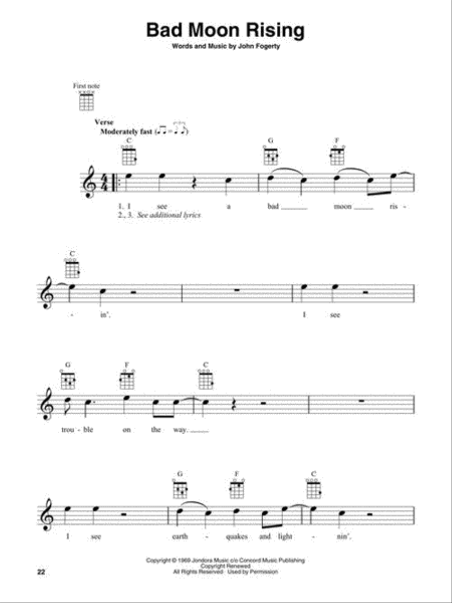 First 50 Songs You Should Strum on Ukulele Ukulele scores gallery preview page 7
