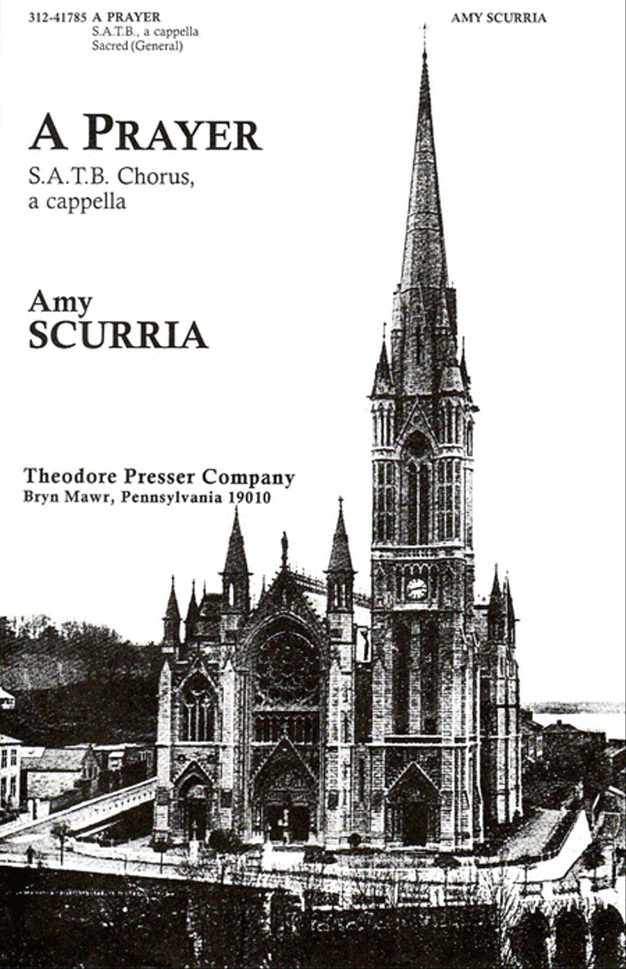 A Prayer 4-Part scores gallery preview page 1