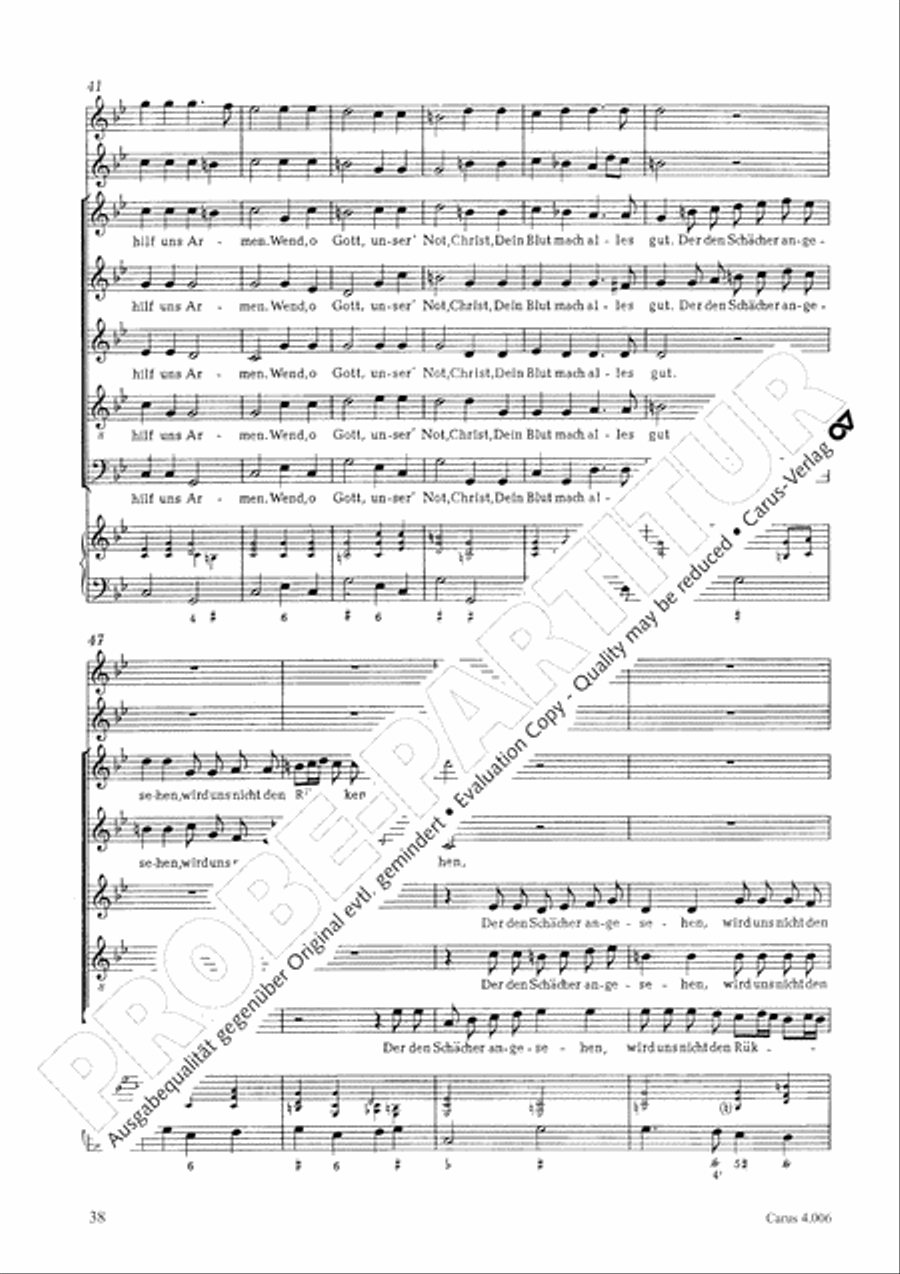 Ten motets Choir scores gallery preview page 40