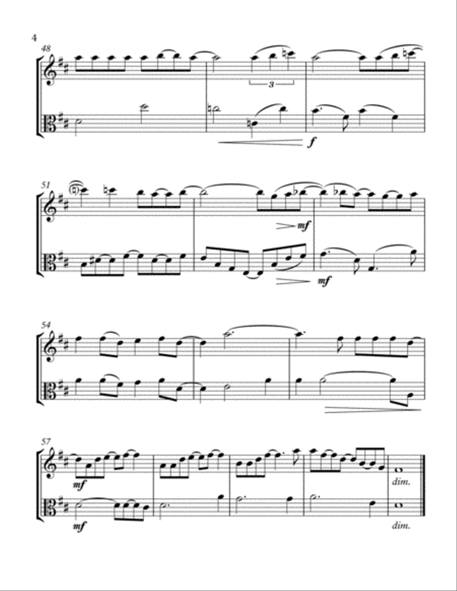 How Deep Is Your Love from the Motion Picture SATURDAY NIGHT FEVER String Duet scores gallery preview page 4