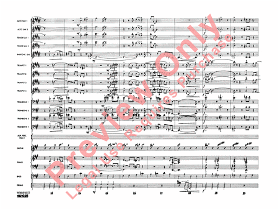 Mack the Knife (from The Threepenny Opera) Jazz Ensemble scores gallery preview page 18
