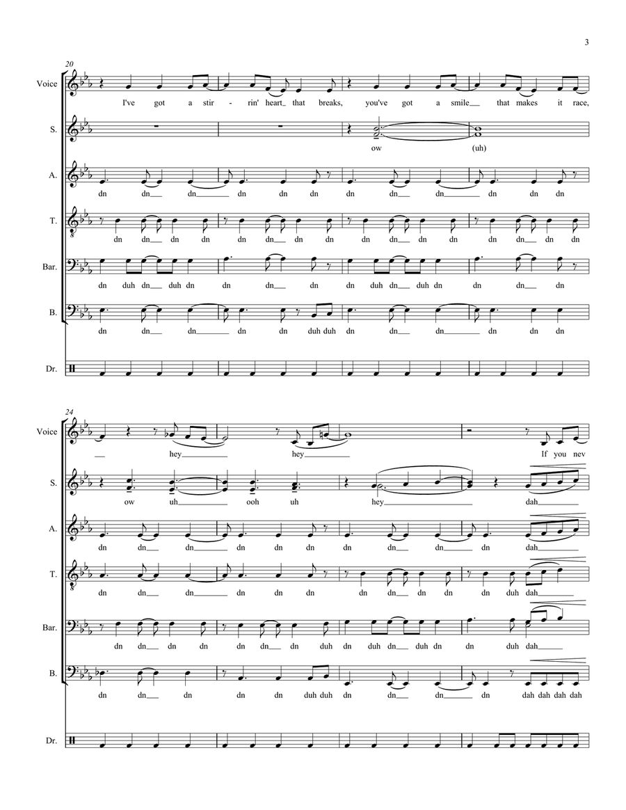 Love Is Fire Divisi scores gallery preview page 3
