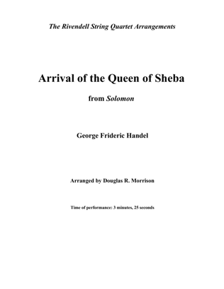 Arrival of the Queen of Sheba
