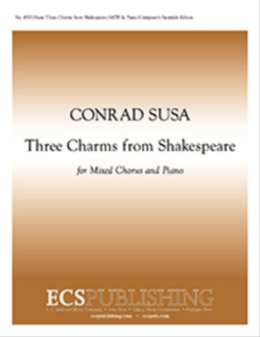 Three Charms from Shakespeare (Complete) 4-Part scores gallery preview page 1