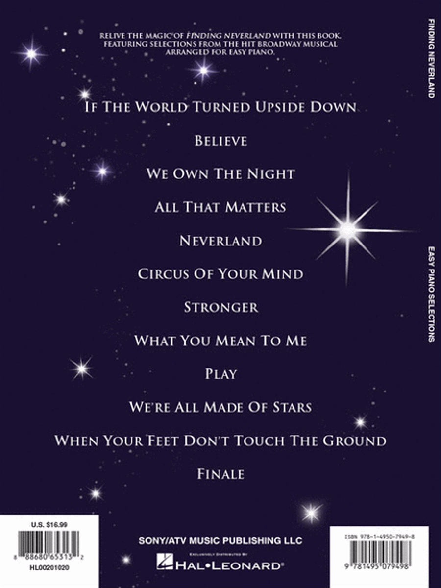 Finding Neverland - Easy Piano Selections Voice scores gallery preview page 6