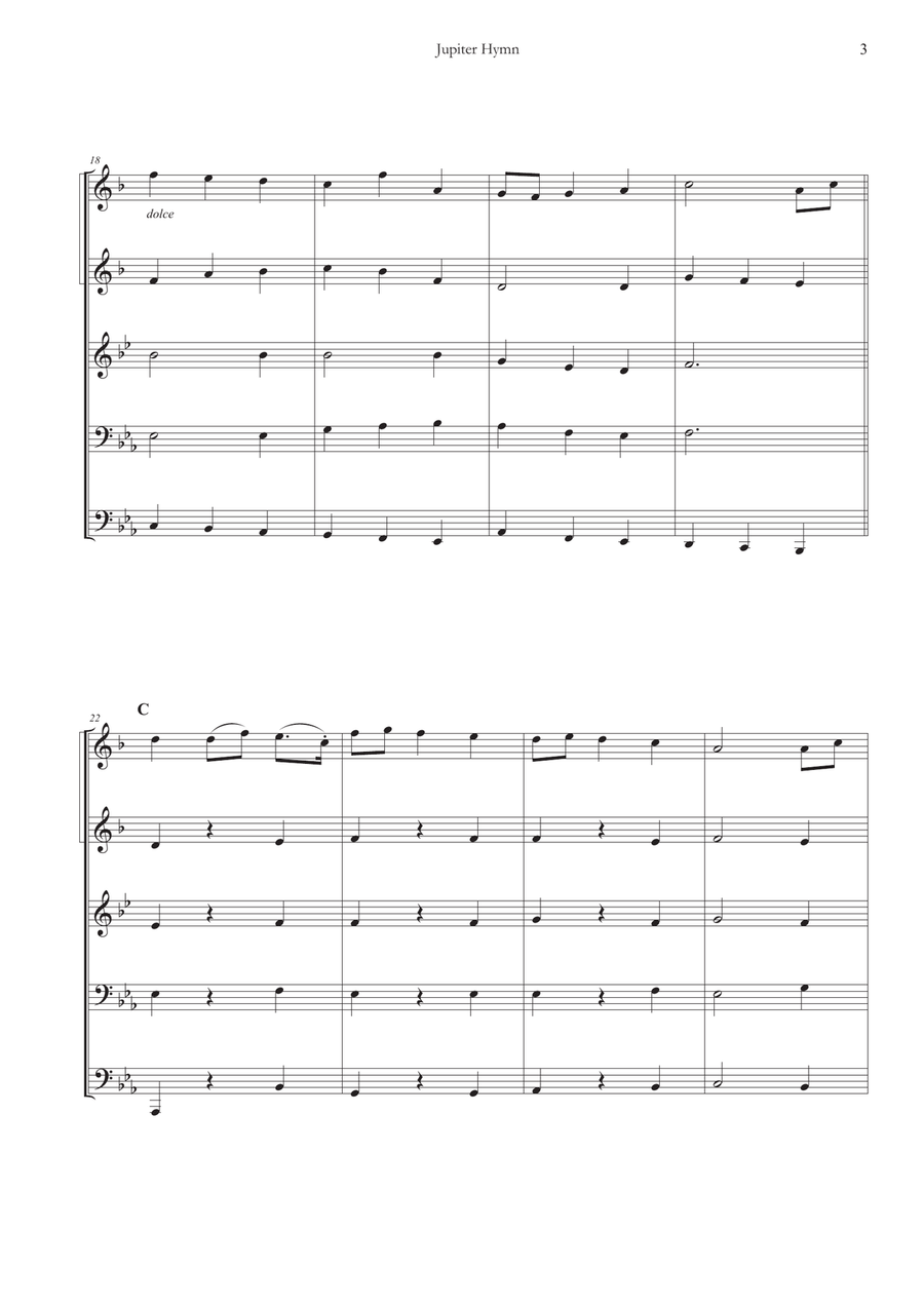 Jupiter Hymn from 