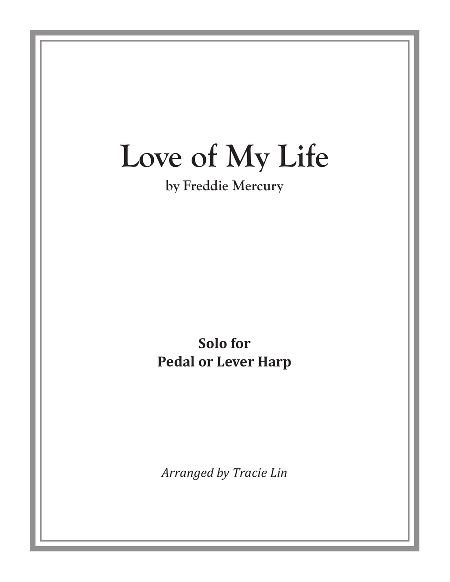 Love Of My Life Harp scores gallery preview page 1