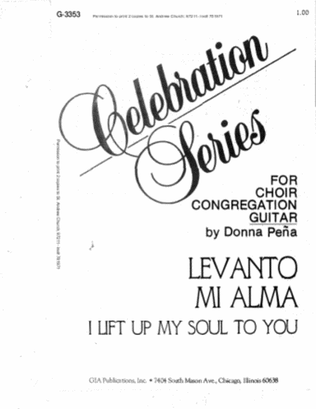 Levanto Mi Alma / I Lift Up My Soul to You