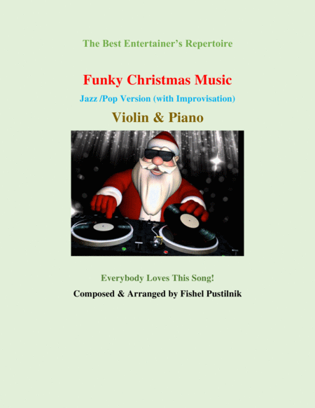 "Funky Christmas Music" for Violin and Piano (with Improvisation) image number null