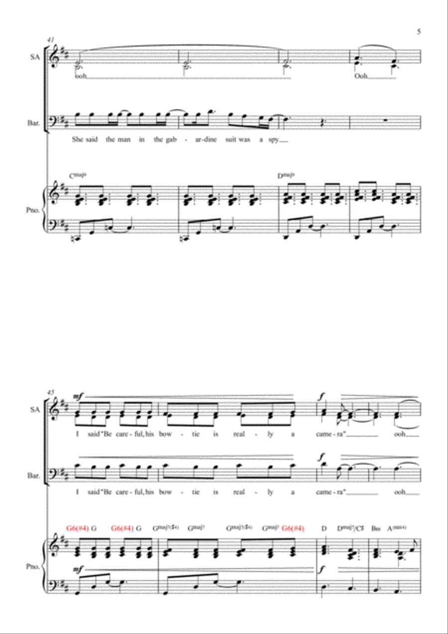 America 3-Part scores gallery preview page 5
