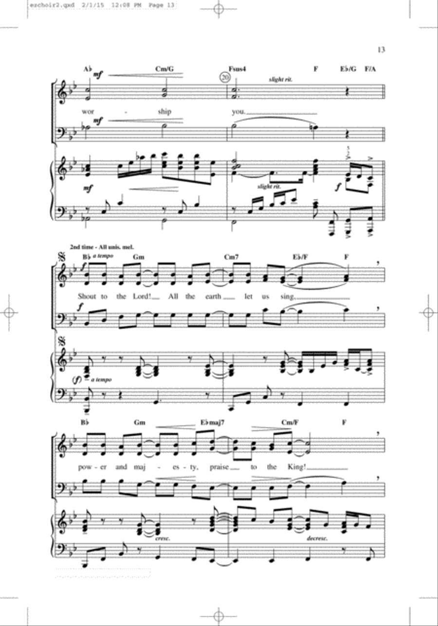 Easy Choir, Vol. 2 Easy Choir, Vol. 2 3-Part scores gallery preview page 11