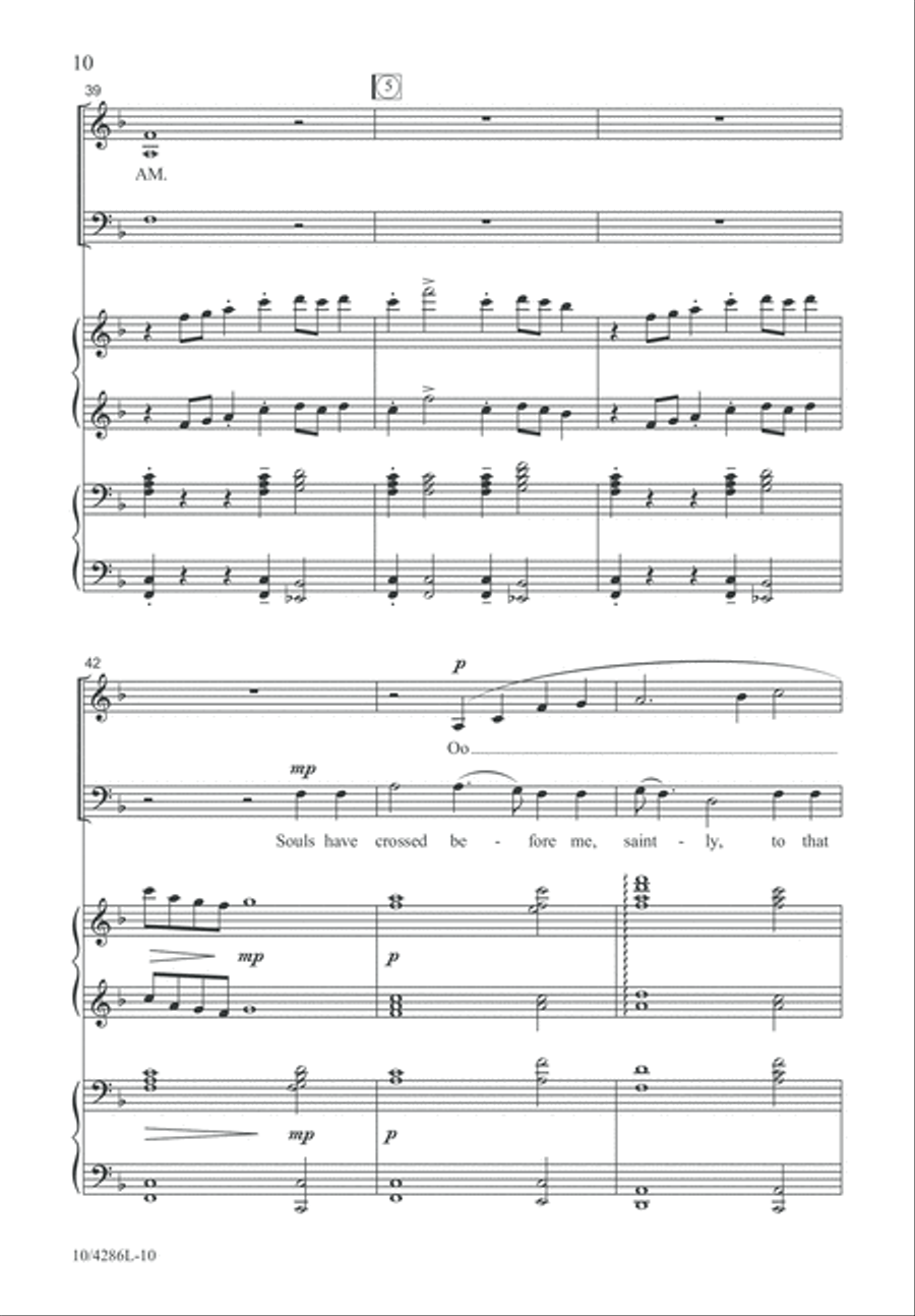 Hark, I Hear the Harps Eternal 3-Part scores gallery preview page 10