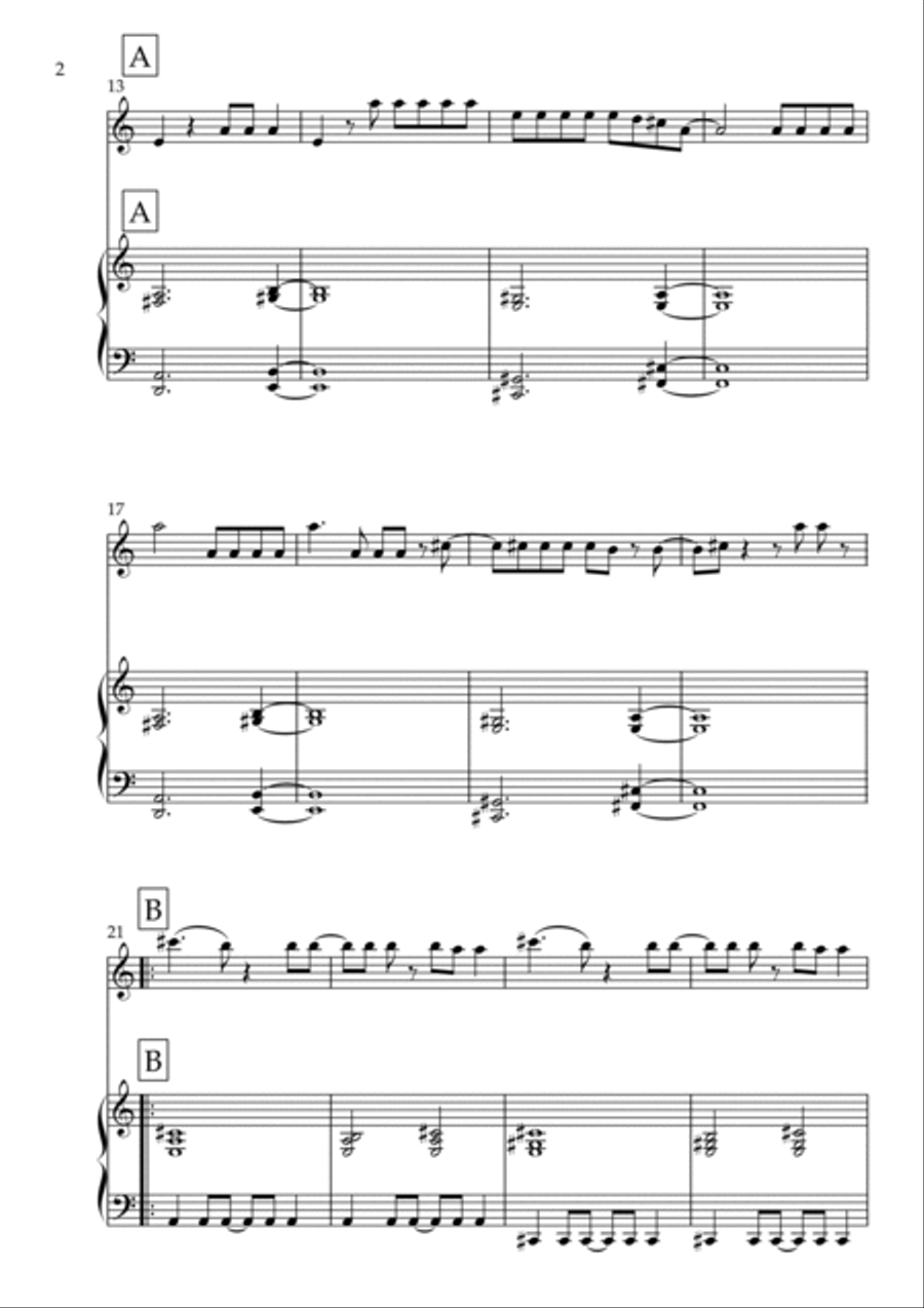 Cruel Summer Flute scores gallery preview page 2
