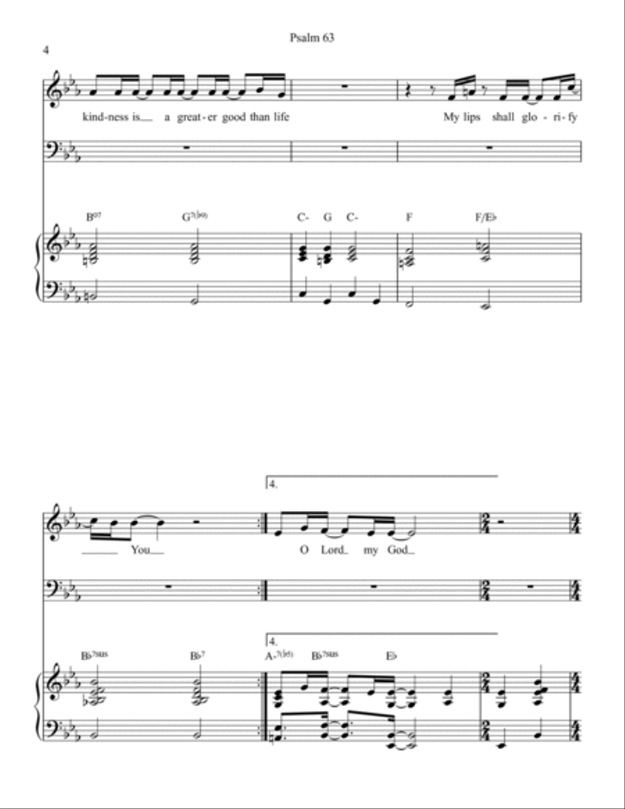 Psalm 63 My Soul Is Thirsting Voice scores gallery preview page 4