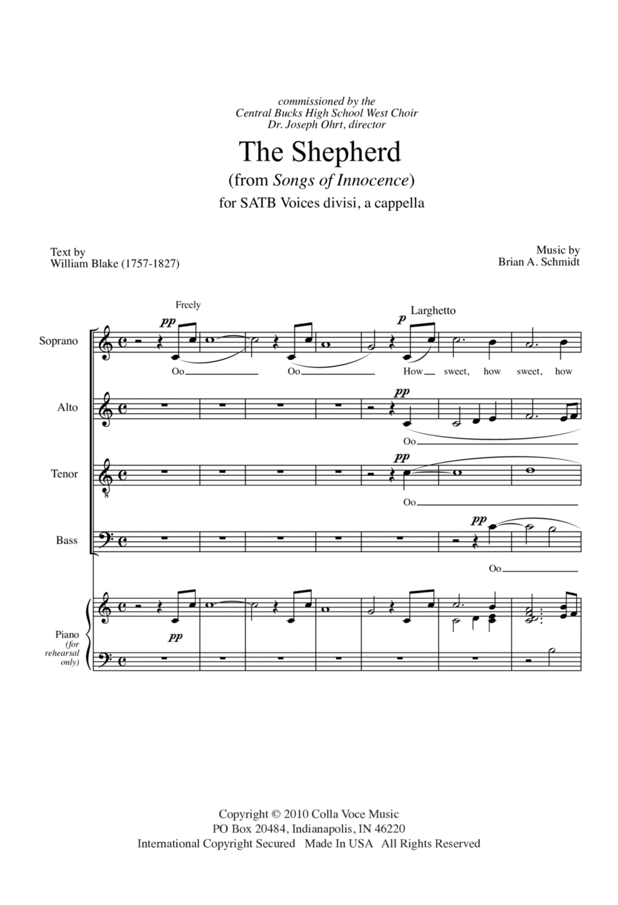 The Shepherd 4-Part scores gallery preview page 1