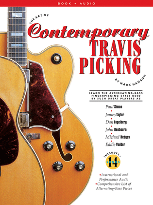 Book cover for The Art of Contemporary Travis Picking